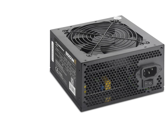 Pc Power Supply Güç Kaynağı 650W 12 Cm Fan Atx 80 Plus Siyah HD424 ürün görseli 1