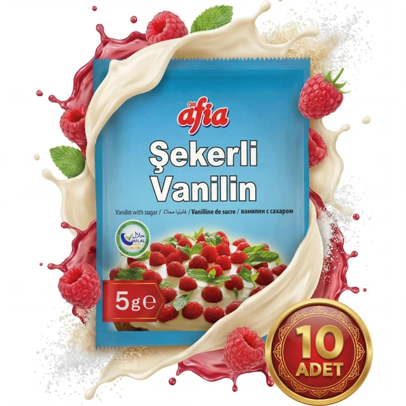 Afia Şekerli Vanilin 10x10lu - Resim 3