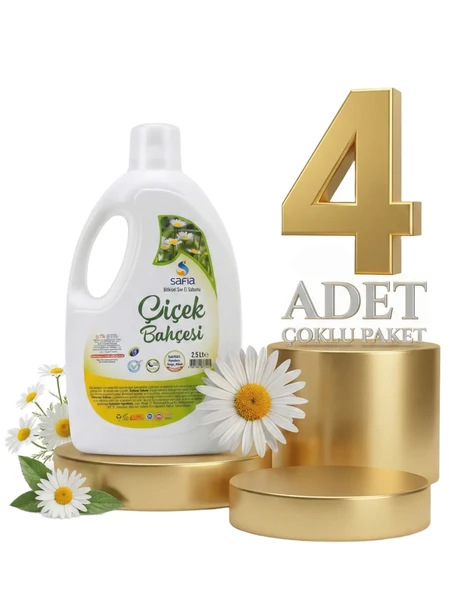 Safia Çiçek Bahçesi Sıvı El Sabunu 4x2,5 Lt ürün görseli 1
