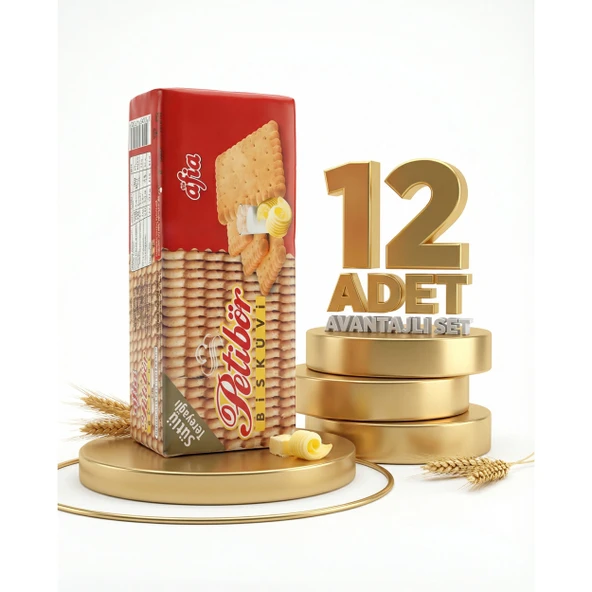 Afia Sade Petibör Bisküvi 12x180 Gr - Resim 2