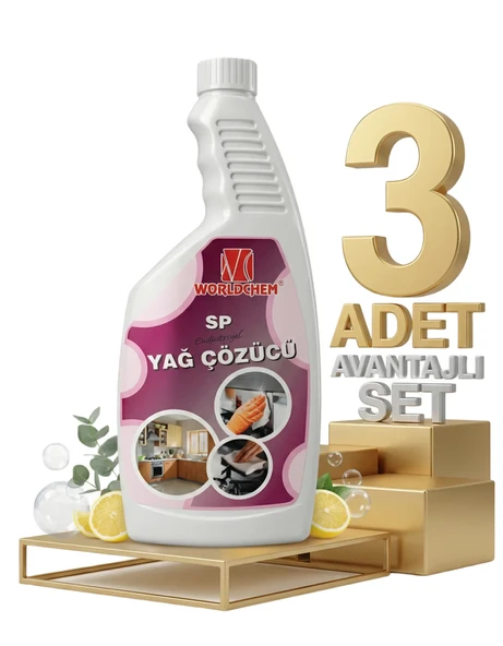 Worldchem Yağ Çözücü 3x500 Ml - Resim 2