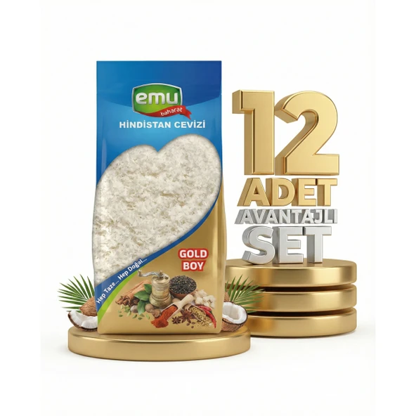 Emu Hindistan Cevizi 12x130 Gr ürün görseli 1