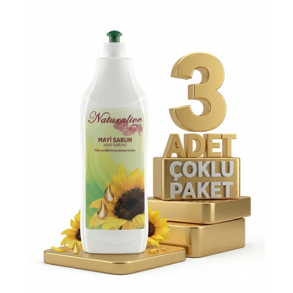 Naturalive Mayi Arap Sabunu 3x1 Lt ürün görseli 1