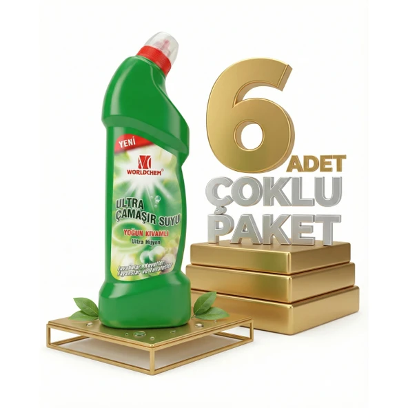 Worldchem Ultra Çamaşır Suyu 6x750 Ml ürün görseli 1