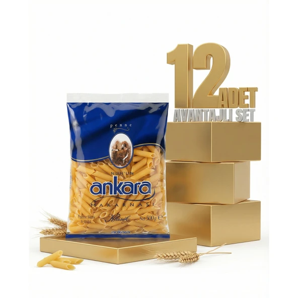 Ankara Kalem Makarna 12x500 Gr ürün görseli 1