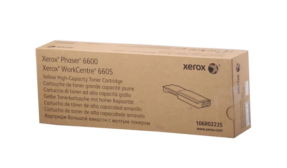 Xerox 106R02235 Phaser 6600-6605 Yüksek Kapasite Yellow Sarı Toner ürün görseli 1