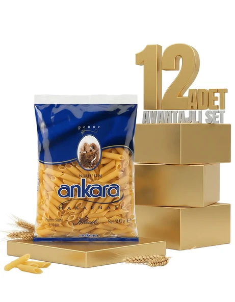 Ankara Kalem Makarna 12x500 Gr - Resim 2