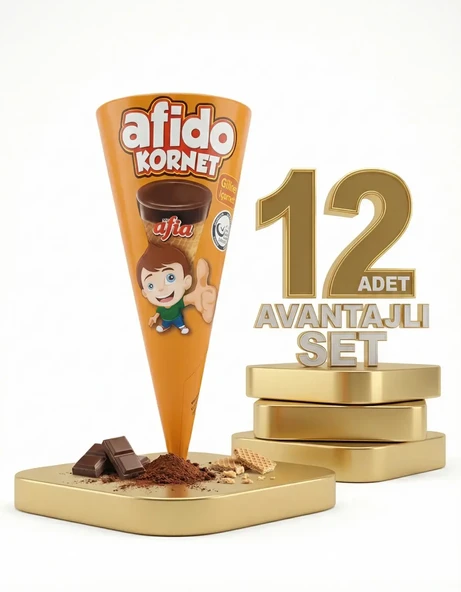 Afia Afido Kornet 12x25 Gr - Resim 4
