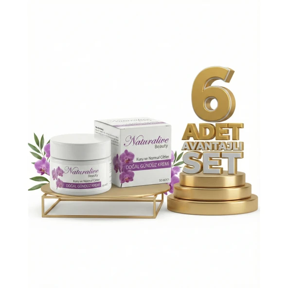 Naturalive Kuru Doğal Gündüz Kremi 6x50 Ml ürün görseli 1
