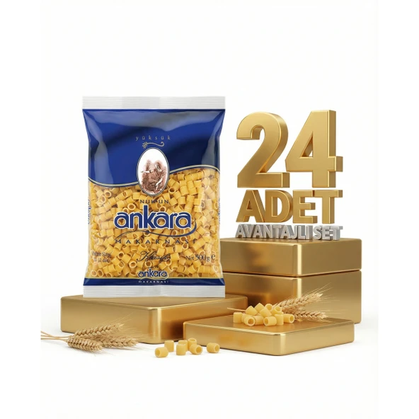 Ankara Yüksük Makarna 24x500 Gr ürün görseli 1