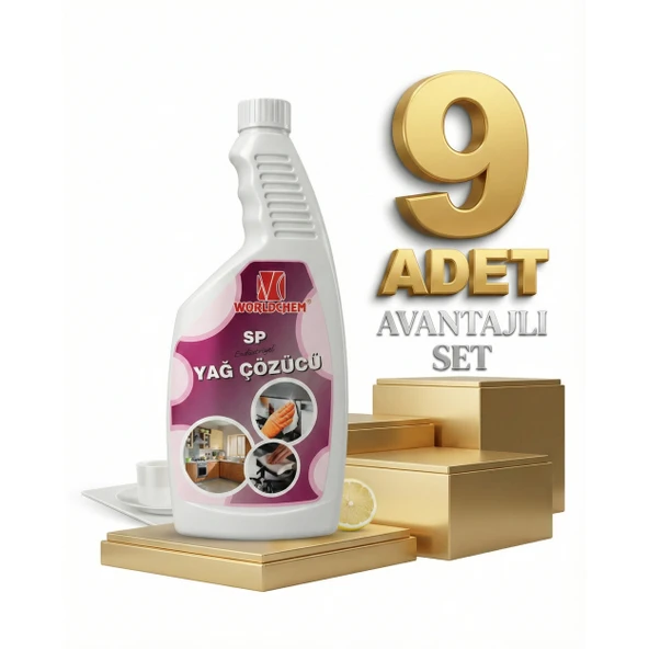 Worldchem Yağ Çözücü 9x500 Ml ürün görseli 1
