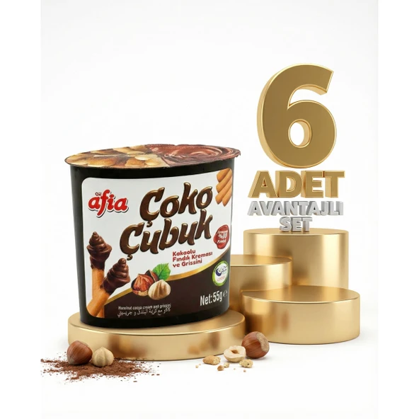 Afia Çoko Çubuk 6x55 Gr ürün görseli 1