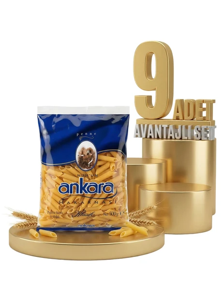 Ankara Kalem Makarna 9x500 Gr - Resim 2