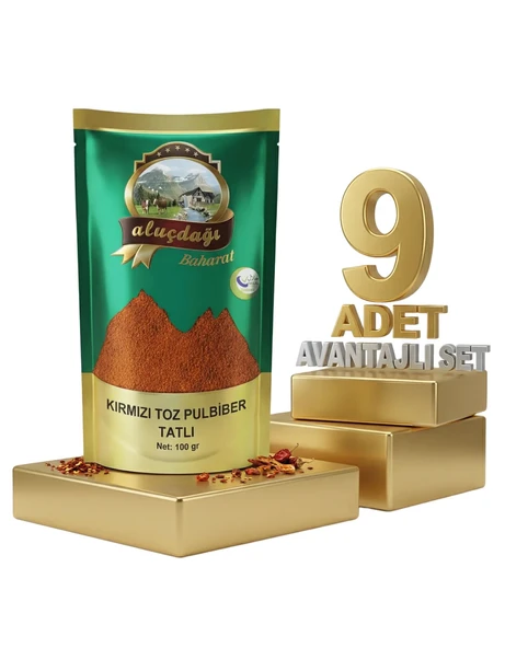 Aluçdağı Pul Biber 9x100 Gr - Resim 2