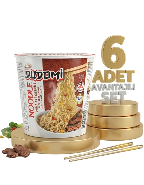 Dudomi Bardak Dana Eti Çeşnili 6x60 Gr ürün görseli 1