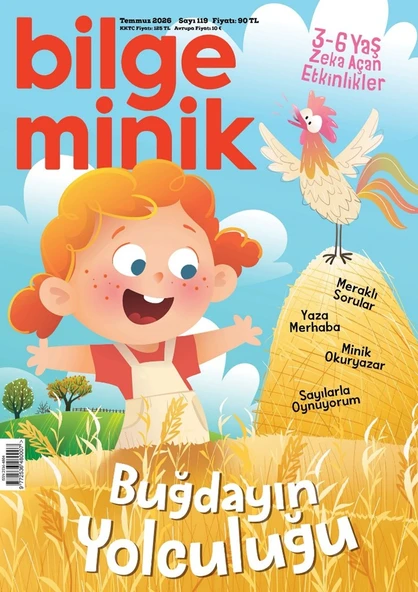 Bilge Minik Dergi Temmuz 2026 (3-6 yaş) ürün görseli 1