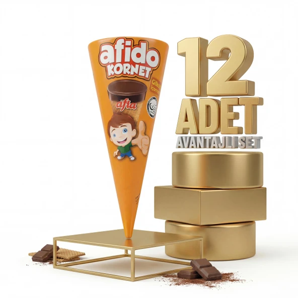 Afia Afido Kornet 12x25 Gr ürün görseli 1