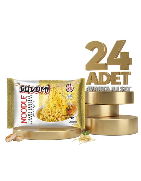 Dudomi Tavuk Çeşnili Noodle 24x70 Gr ürün görseli 1