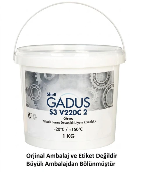 Shell Gadus S3 V220C 2 - 1 Kg (Retinax LX2-Albida EP2) ürün görseli 1