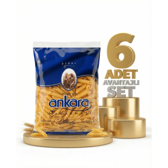 Ankara Kalem Makarna 6x500 Gr ürün görseli 1