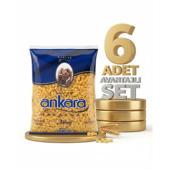 Ankara Boncuk Makarna 6x500 Gr ürün görseli 1
