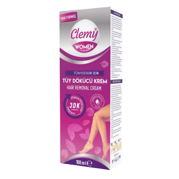 Clemy Women 3 Dk Tüy Dökücü Krem Tüm Ciltler İçin 100 Ml ürün görseli 1