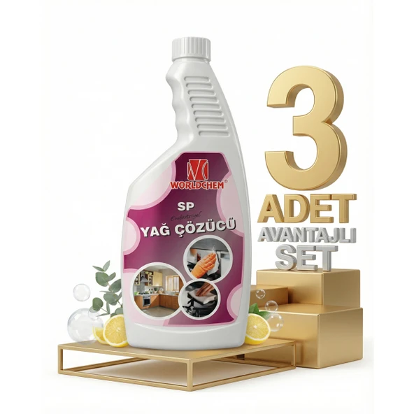 Worldchem Yağ Çözücü 3x500 Ml ürün görseli 1