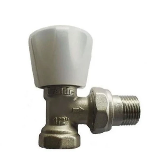 KALDE Köşe Radyatör Vana 1/2" Hafif Tip ürün görseli 1