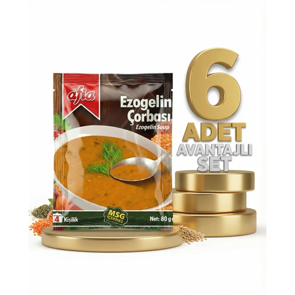 Afia Ezo Gelin Çorbası 80 Gr 5 Alana 1 Bedava ürün görseli 1