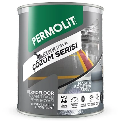 Permolit Permofloor Solvent Bazlı Zemin Boyası 15 Lt Açık Gri ürün görseli 1