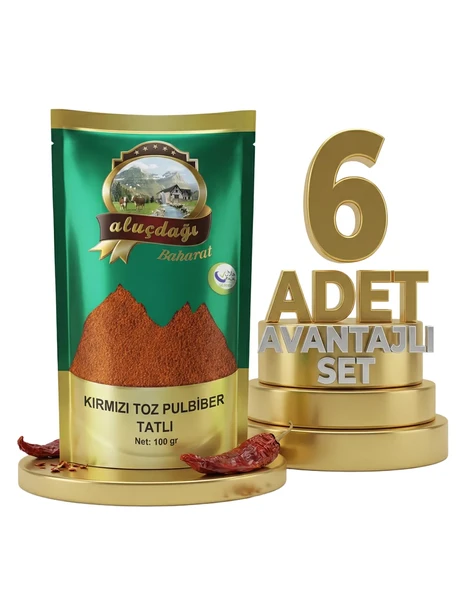 Aluçdağı Pul Biber 6x100 Gr - Resim 2