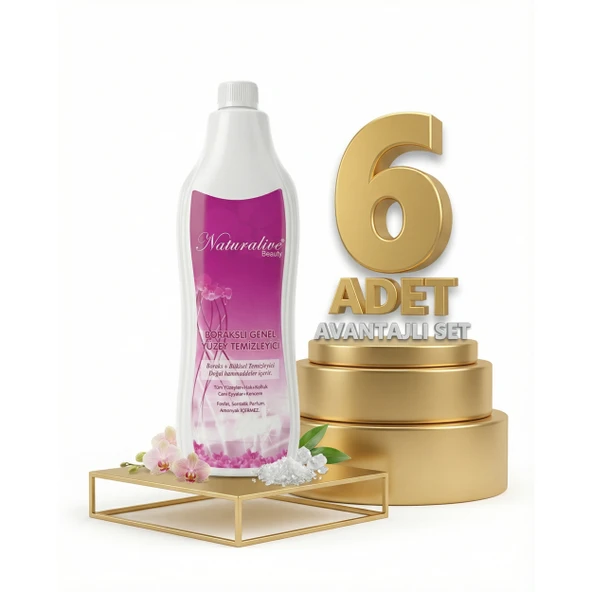 Naturalive Genel Yüzey Temizleyici 6x1000 Ml ürün görseli 1