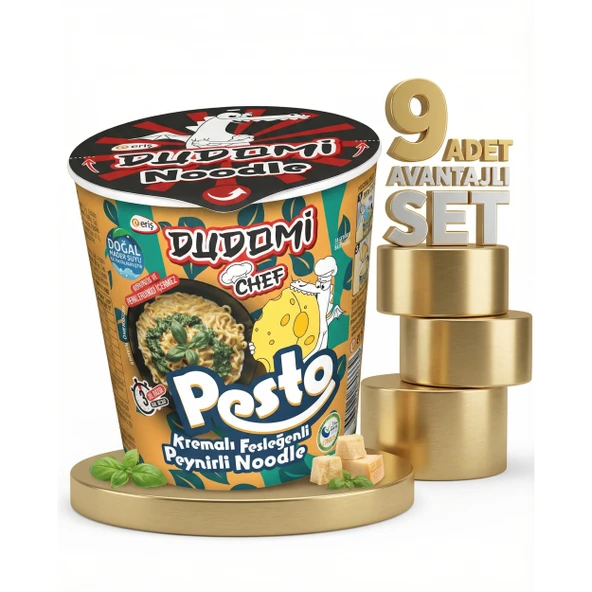 Dudomi Bardak Kremalı Pesto Soslu 9x80 Gr ürün görseli 1