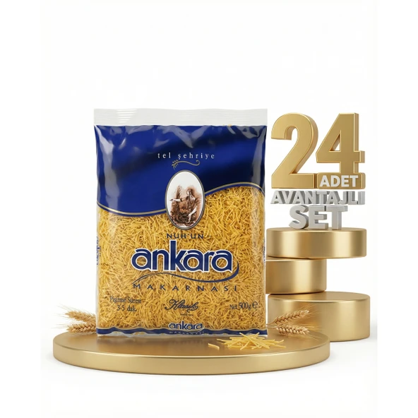 Ankara Makarna Tel Şehriye 24x500 Gr ürün görseli 1