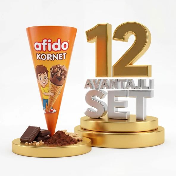 Afia Afido Kornet 12x25 Gr - Resim 3