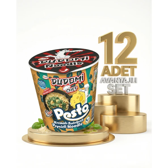 Dudomi Bardak Kremalı Pesto Soslu 12x80 Gr ürün görseli 1