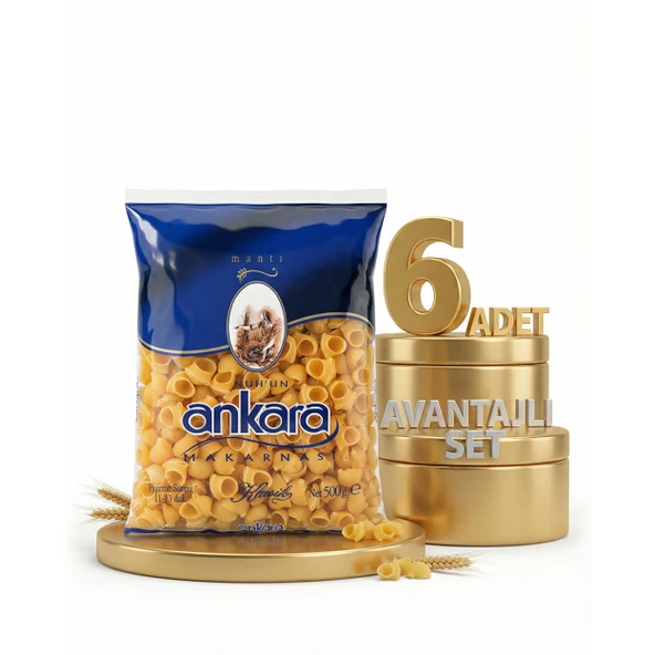 Ankara Mantı Makarna 6x500 Gr ürün görseli 1