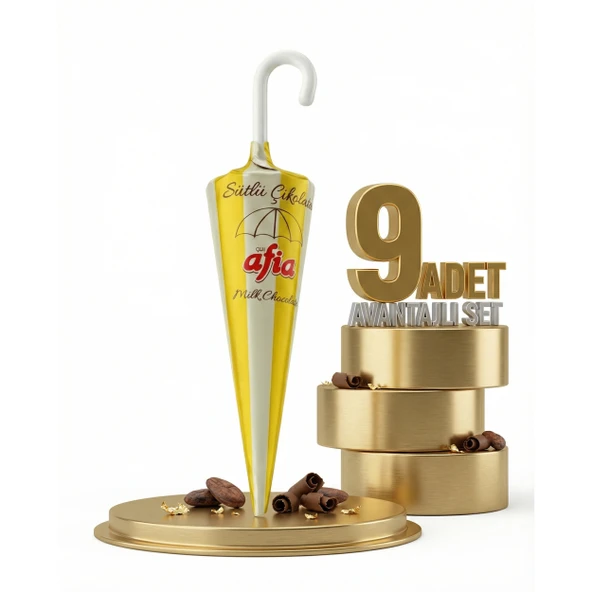 Afia Şemsiye Çikolata 9x25 Gr ürün görseli 1