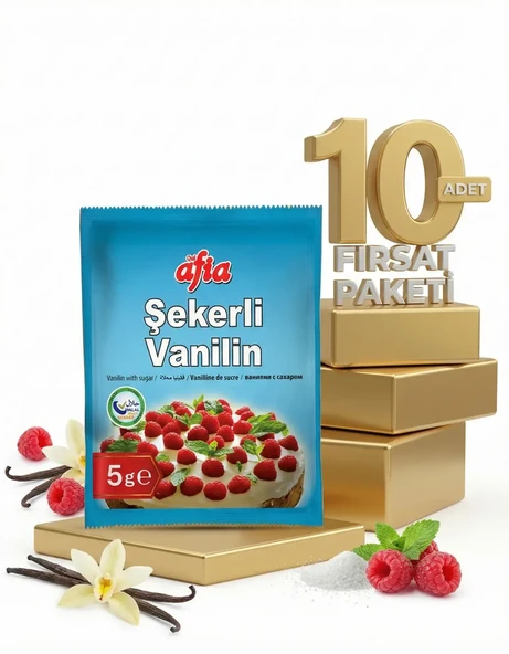 Afia Şekerli Vanilin 10x10lu - Resim 2