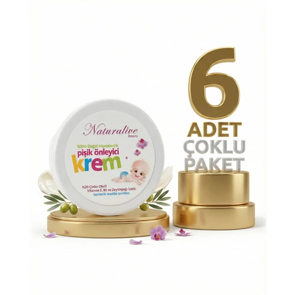 Naturalive Doğal Pişik Kremi 6x50 Gr ürün görseli 1