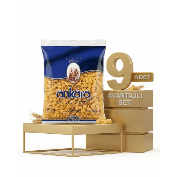 Ankara Yüksük Makarna 9x500 Gr ürün görseli 1