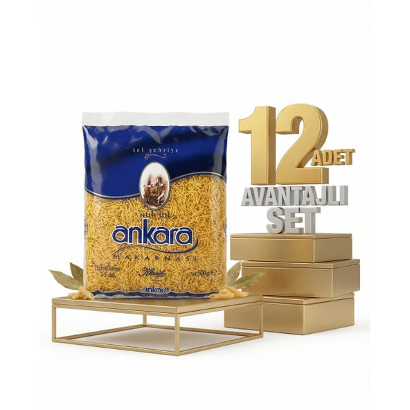 Ankara Makarna Tel Şehriye 12x500 Gr ürün görseli 1