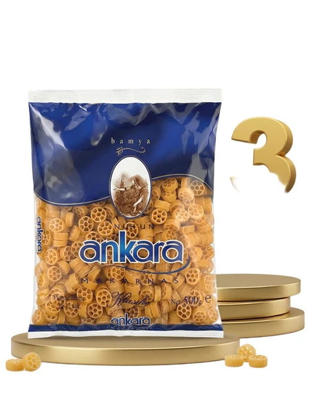 Ankara Makarna Bamya 3x500 Gr - Resim 2