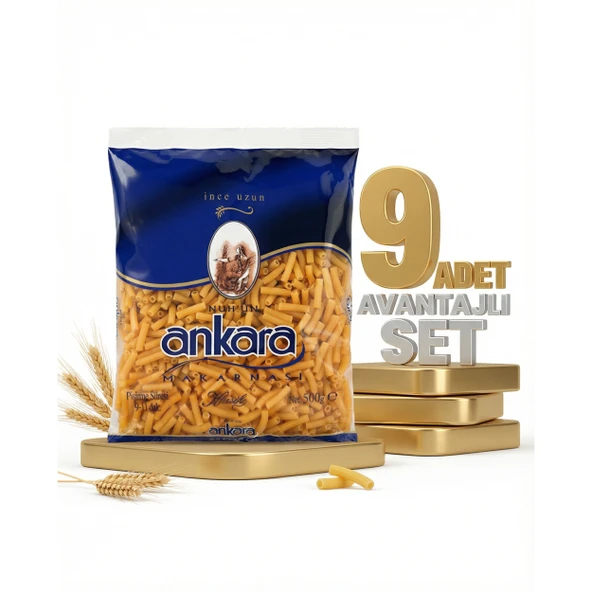 Ankara İnce Uzun Makarna 9x500 Gr ürün görseli 1
