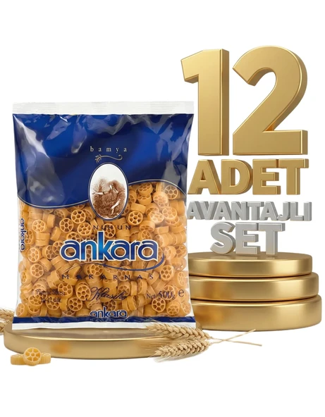 Ankara Makarna Bamya 12x500 Gr - Resim 2