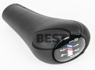 VITES TOPUZU BMW M POWER 5 VITES E30/34/36/39/46/60/62/90/92 SIYAH DERI ürün görseli 1