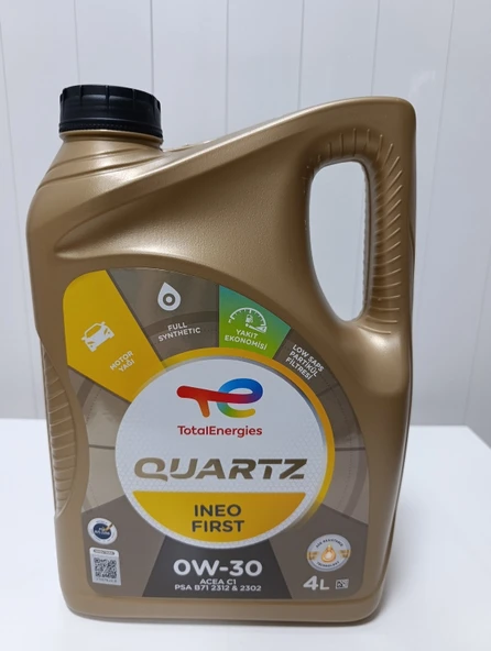 TOTAL QUARTZ INEO FIRST 0W-30 4 LT 2026 ÜRETİM ürün görseli 1