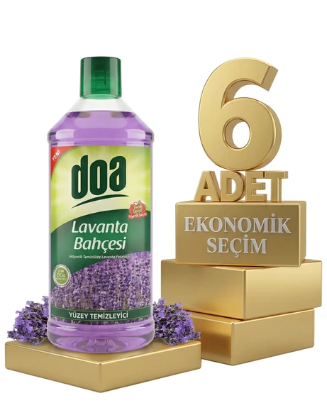 Doa Yüzey Temizleyici Lavanta Bahçesi 6x1 Lt ürün görseli 1