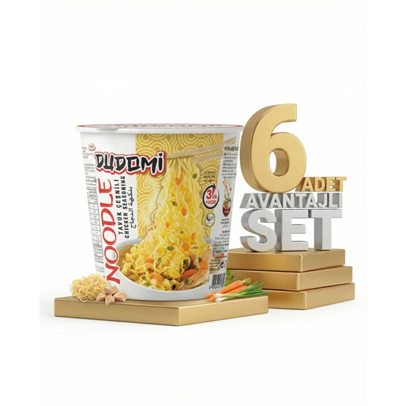 Dudomi Bardak Tavuk Çeşnili 6x60 Gr ürün görseli 1