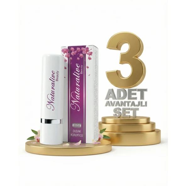 Naturalive Doğal Dudak Kremi 3x6 Gr ürün görseli 1